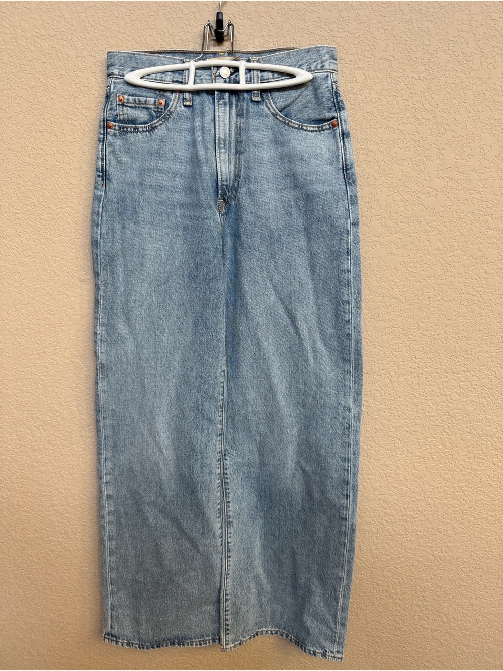 Levi’s Ribcage Wide Leg Jeans Size 27 Light Wash - Like New